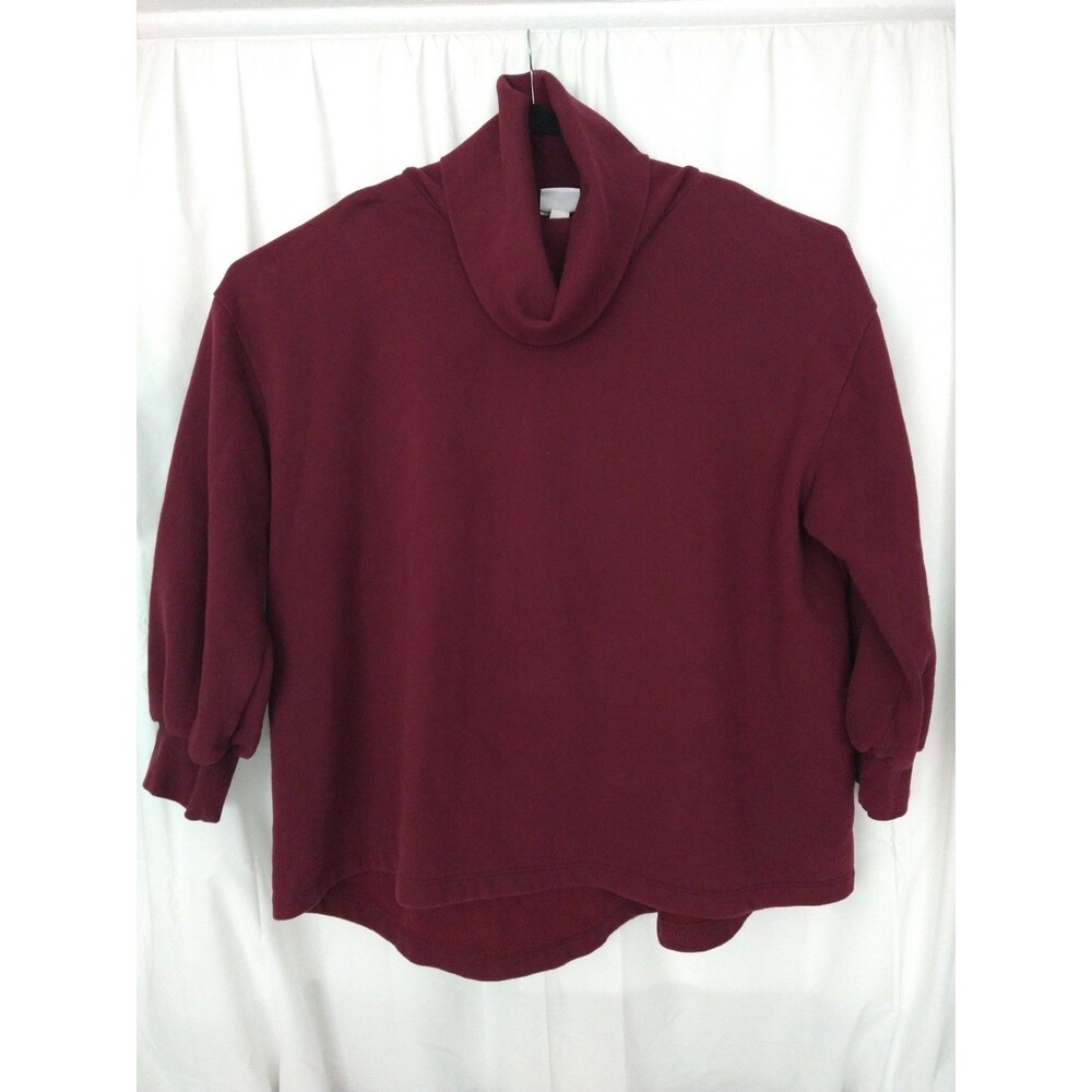 Ava & Viv Women Plus Size 3X Leisure Bishop Turtleneck Sweatshirt long Sleeve